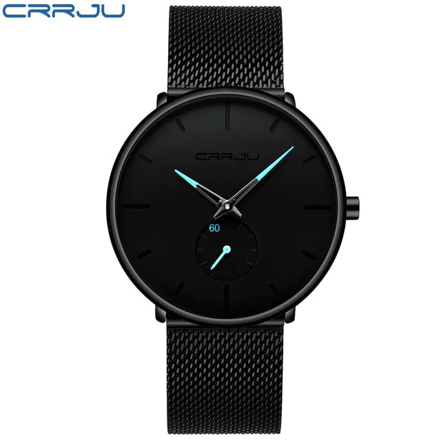 Blue Men Watch Ultra-thin Quartz Watch